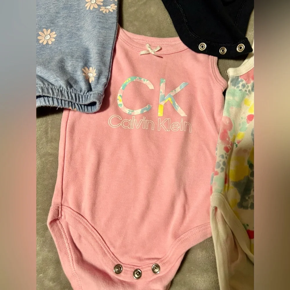 Baby girl bodysuits bundle